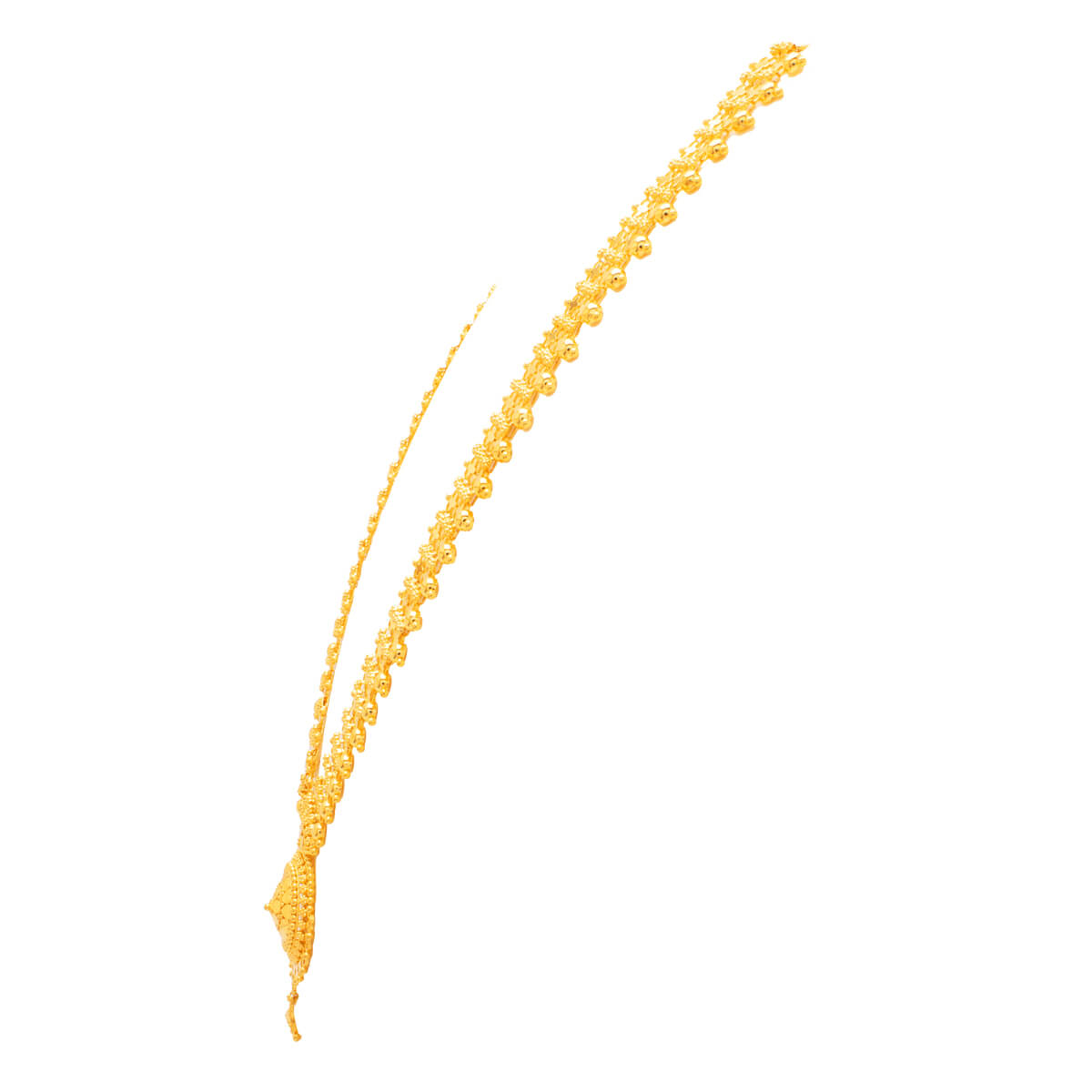 Majestic Aura Long Gold Necklace