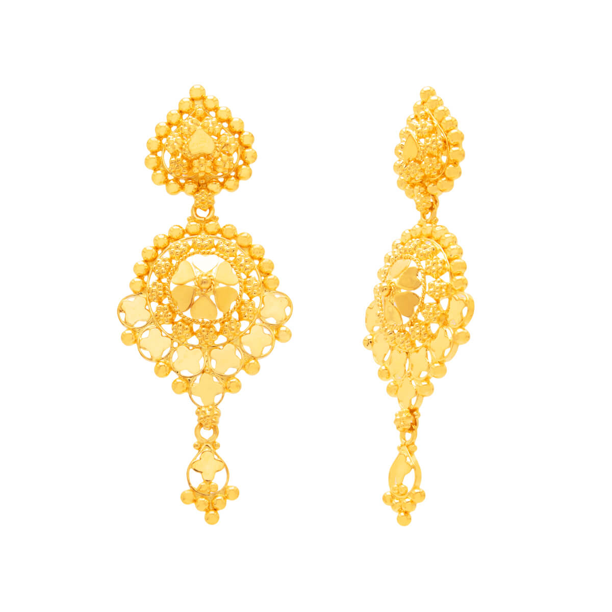 Majestic Aura Long Gold Necklace