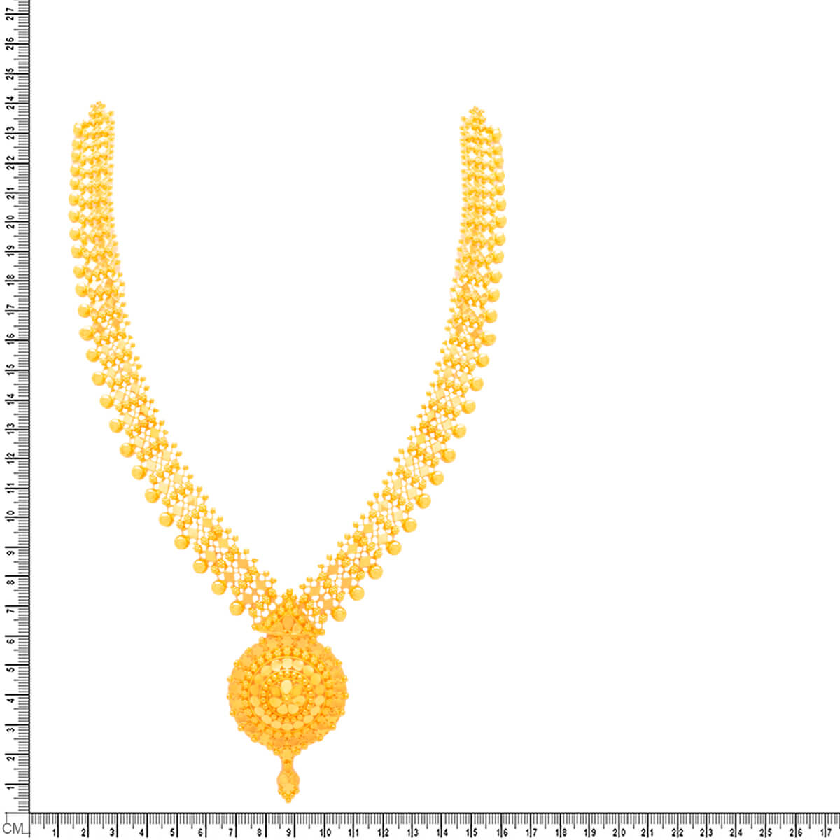 Classic Marvel Long Gold Necklace
