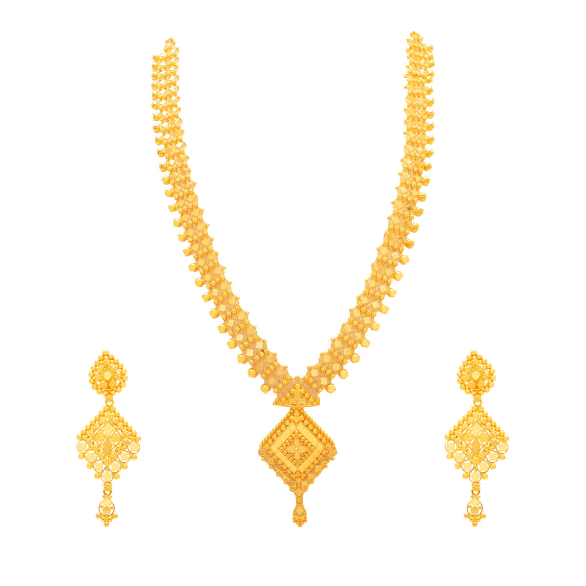 Captivating Classic Long Gold Necklace