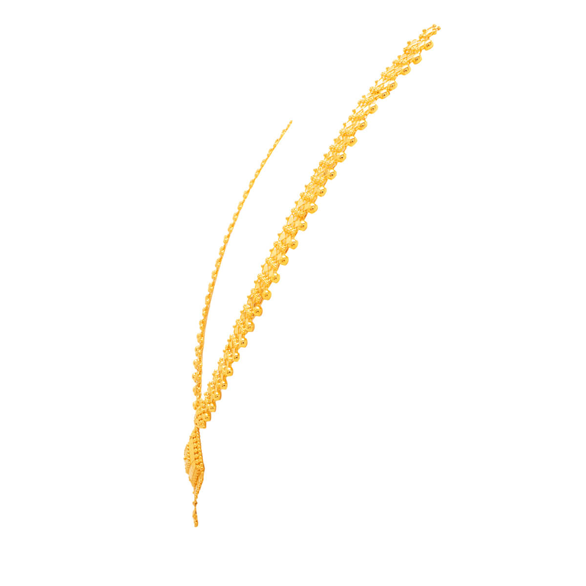 Captivating Classic Long Gold Necklace