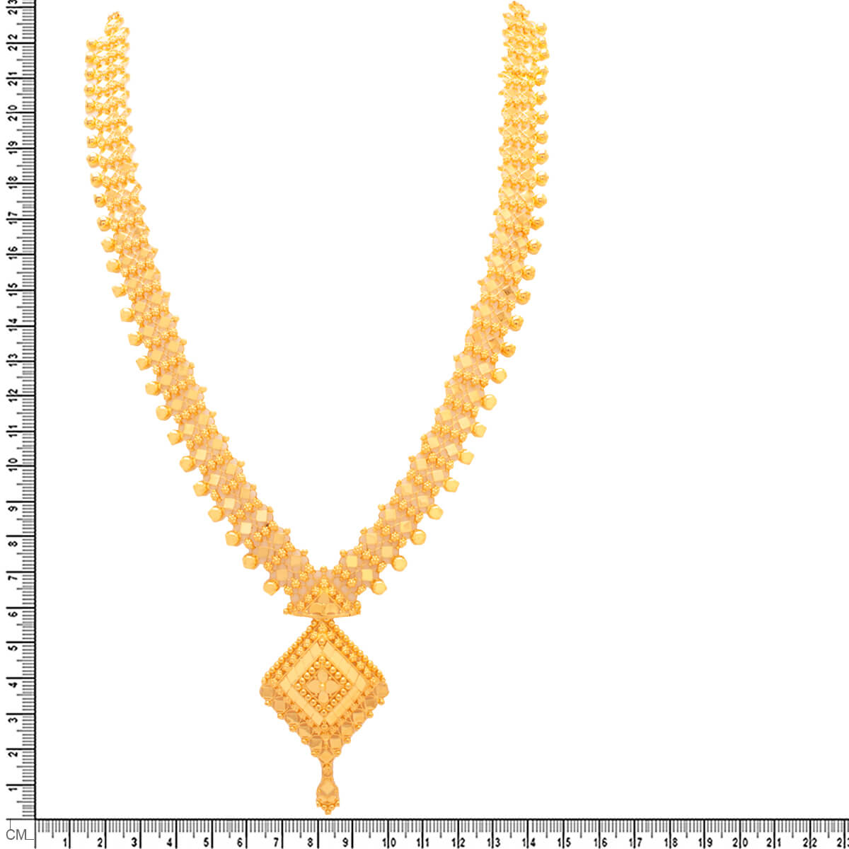 Captivating Classic Long Gold Necklace