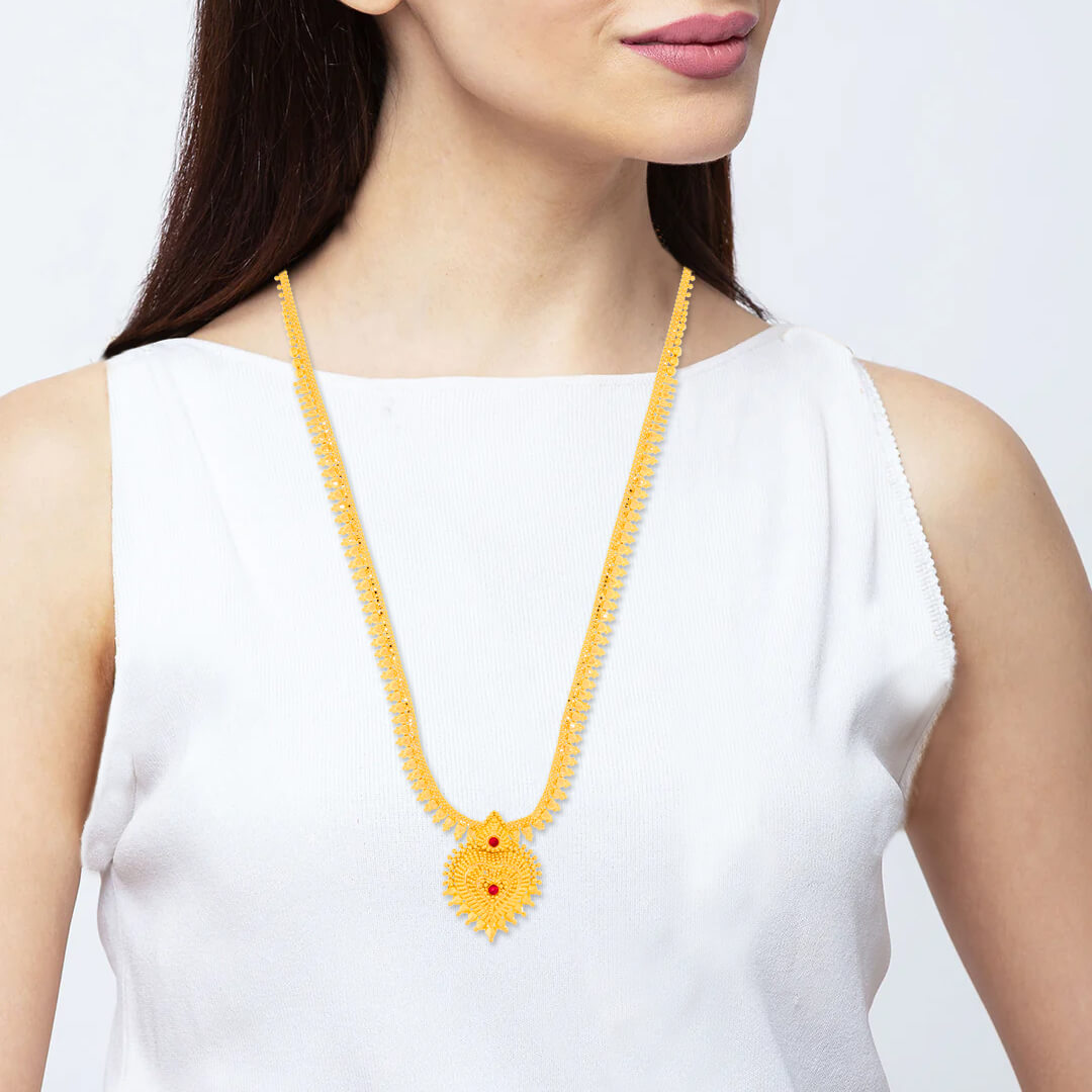 Daily Grace Long Gold Necklace