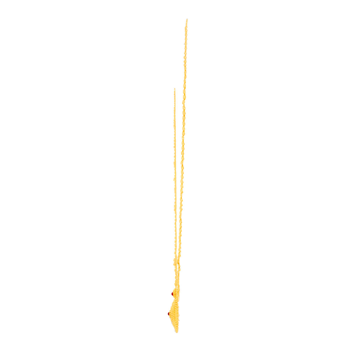 Simply Graceful Long Gold Necklace