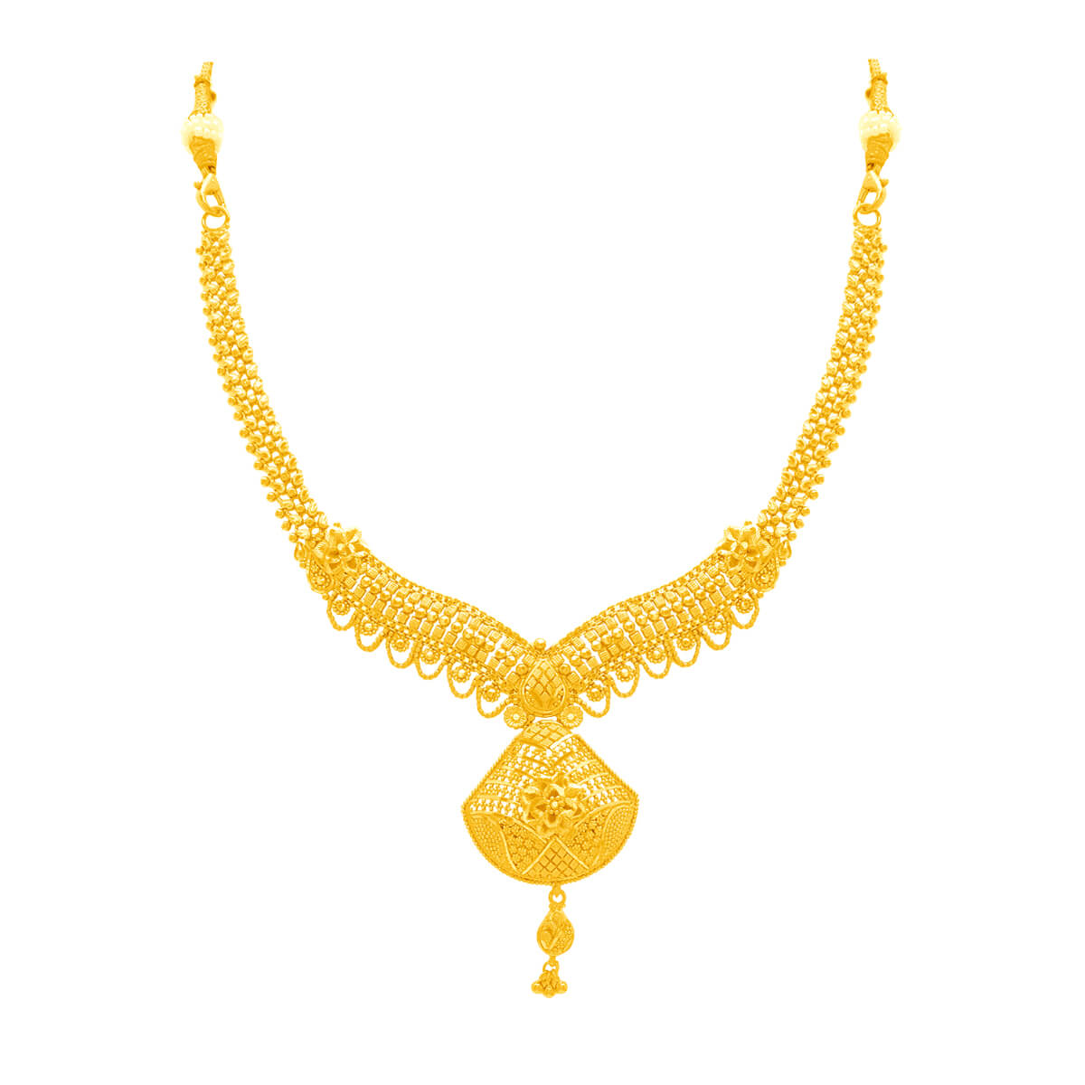 Marvelous Gleam Gold Short Necklace