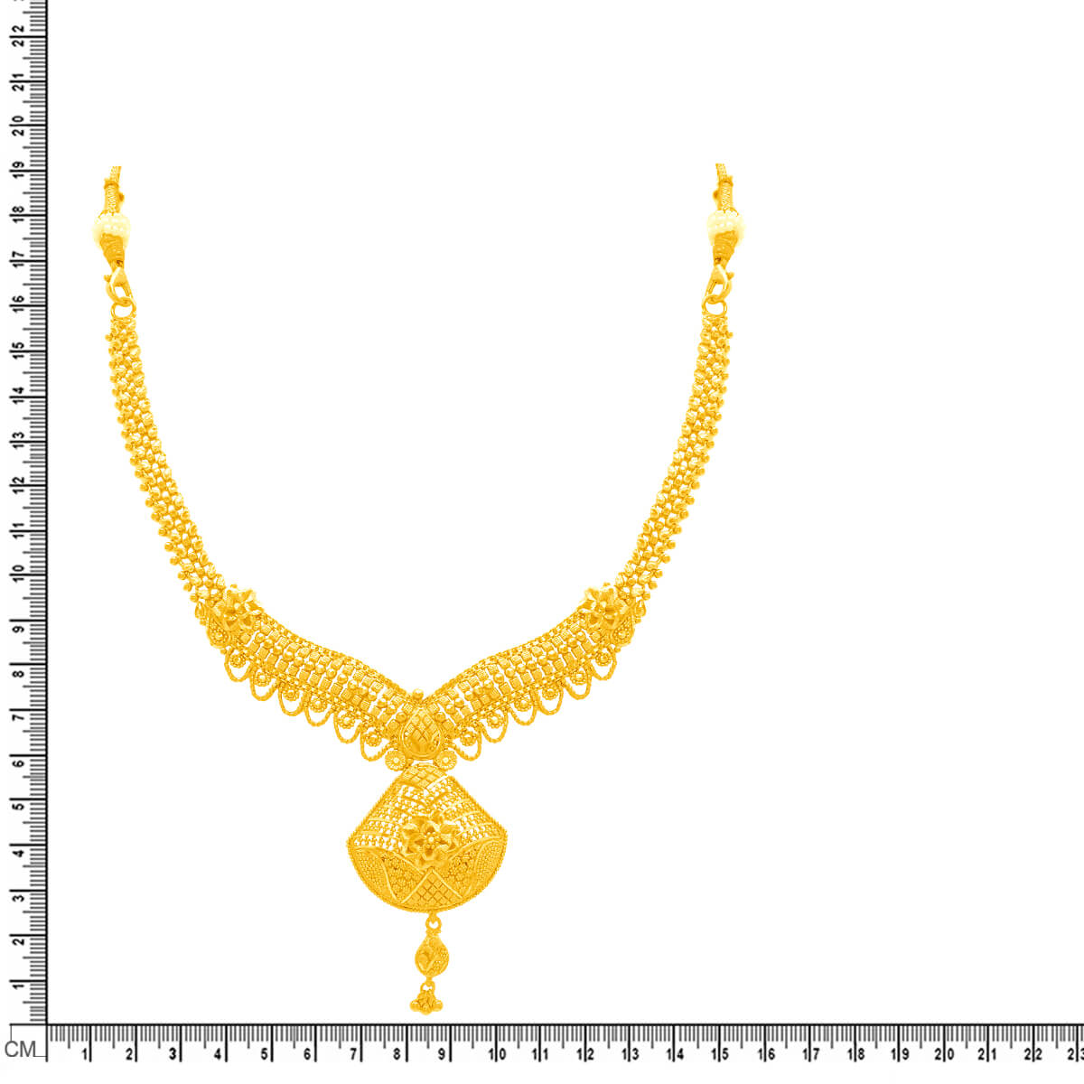Marvelous Gleam Gold Short Necklace