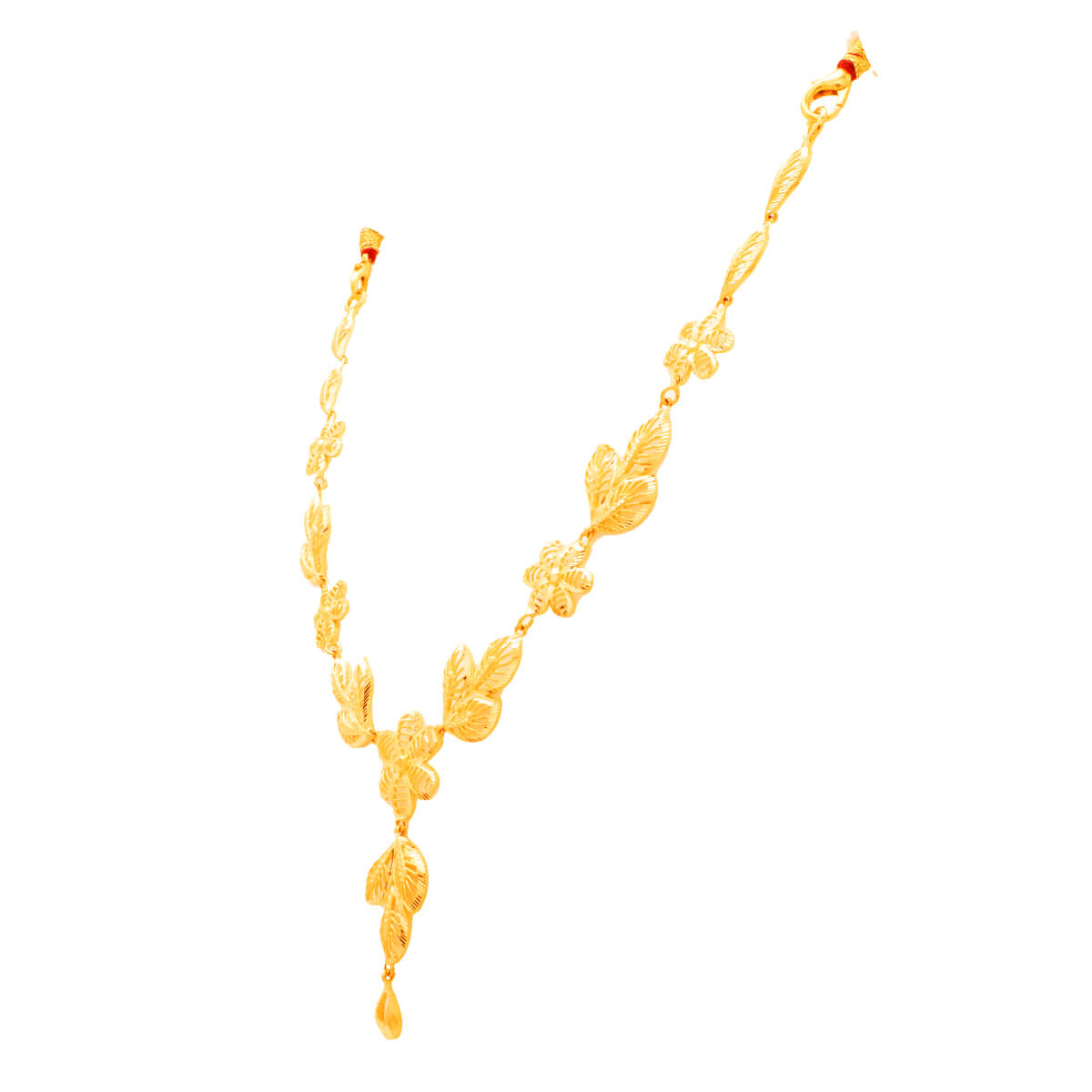 Blooming Spendour Gold Short Necklace