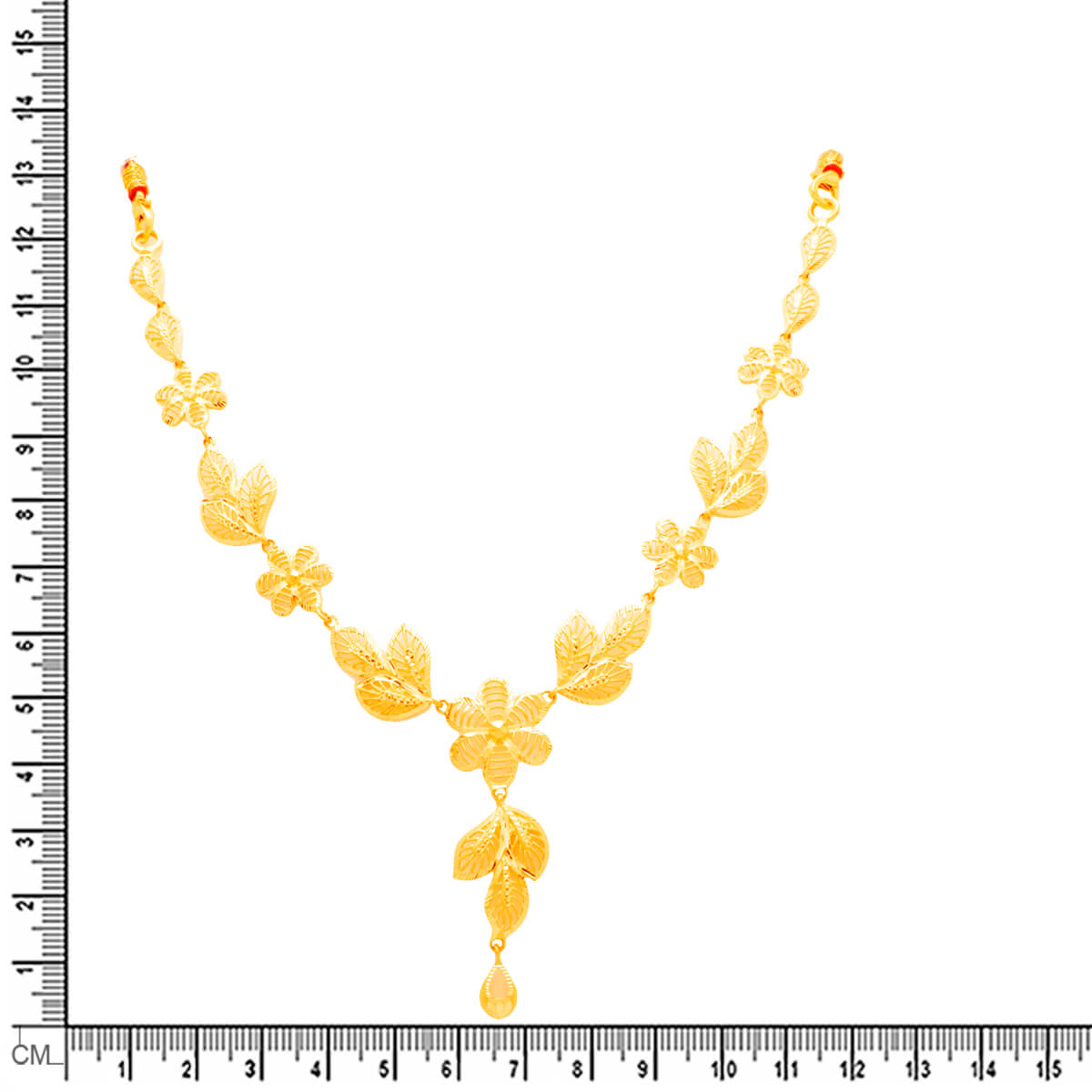 Blooming Spendour Gold Short Necklace