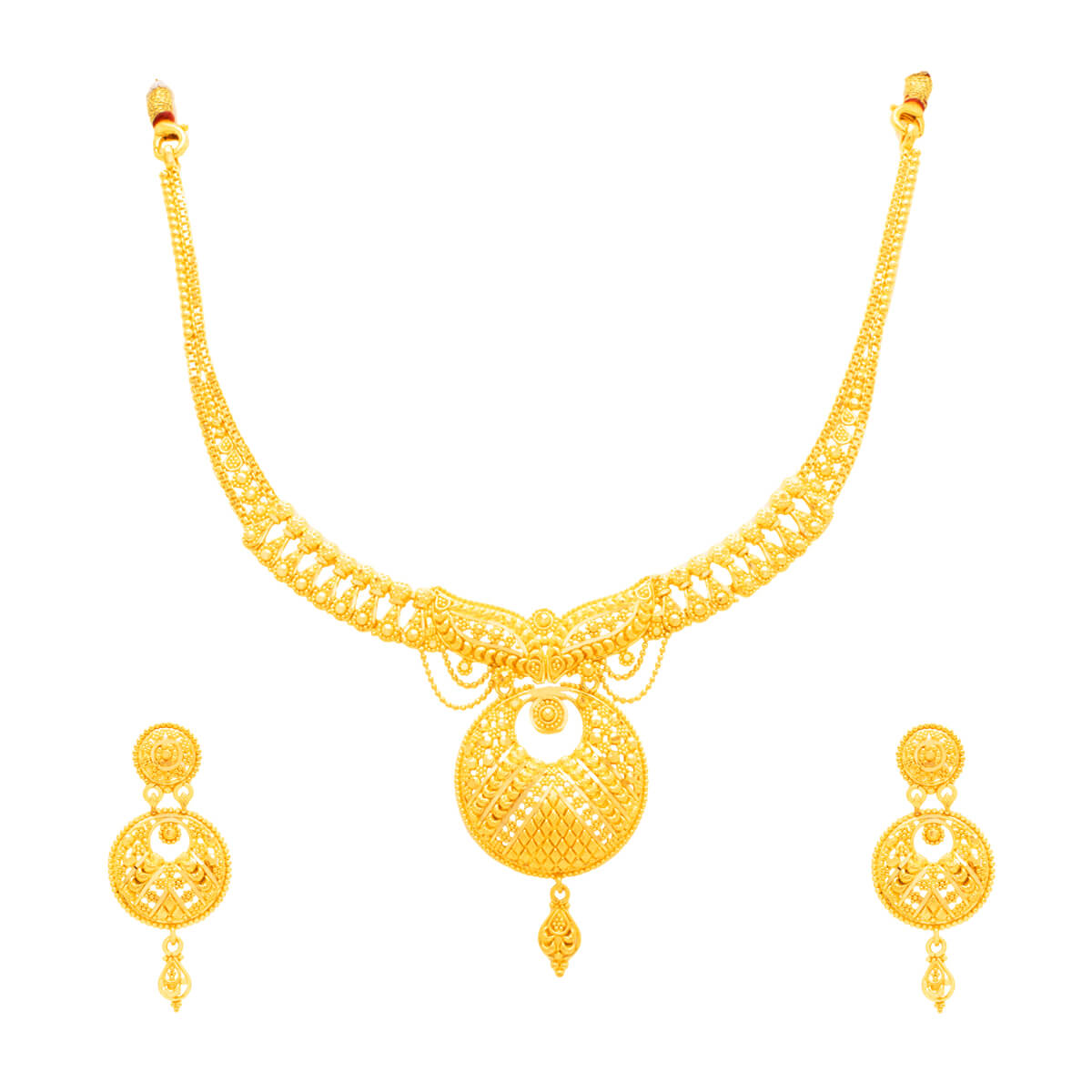 Marvelous Aura Gold Short Necklace