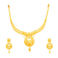 Marvelous Aura Gold Short Necklace