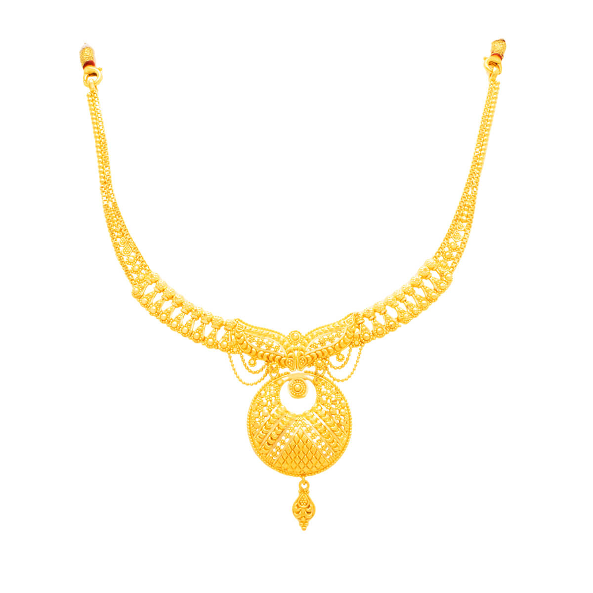 Marvelous Aura Gold Short Necklace
