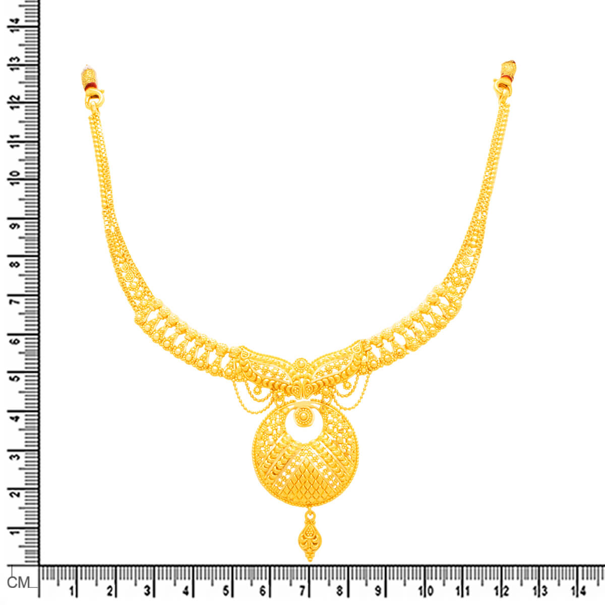 Marvelous Aura Gold Short Necklace