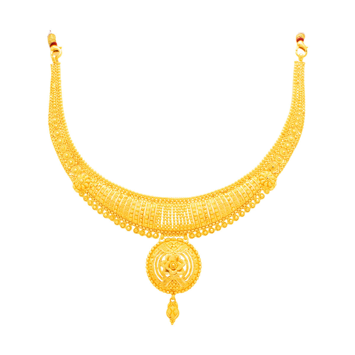 Bridal Shimmer Wedding Gold Necklace