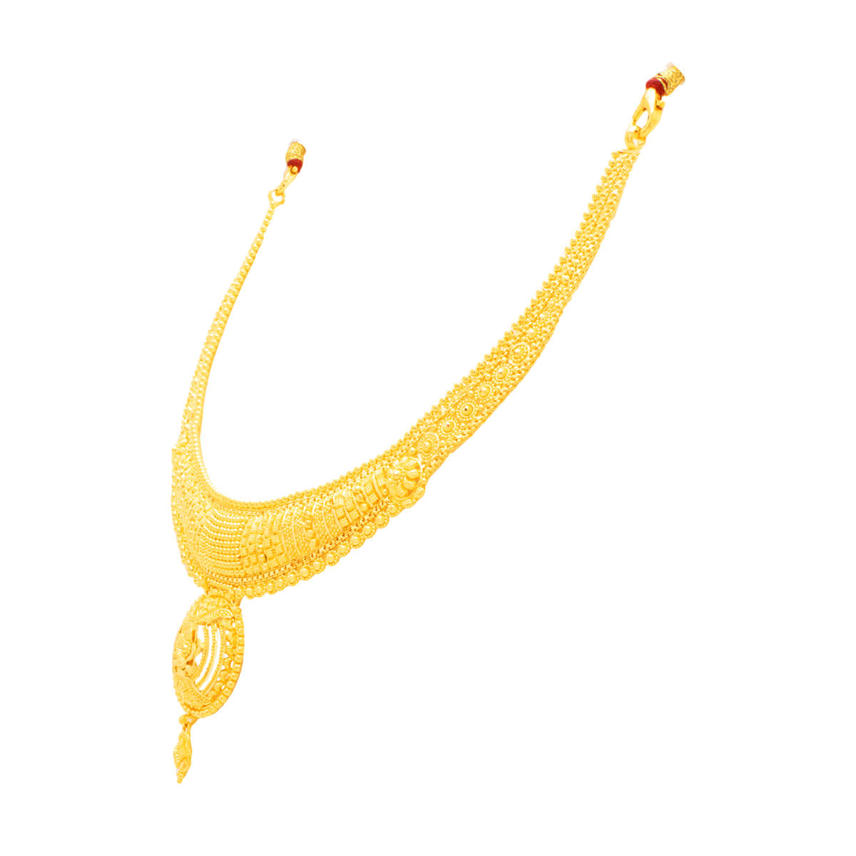 Bridal Shimmer Wedding Gold Necklace