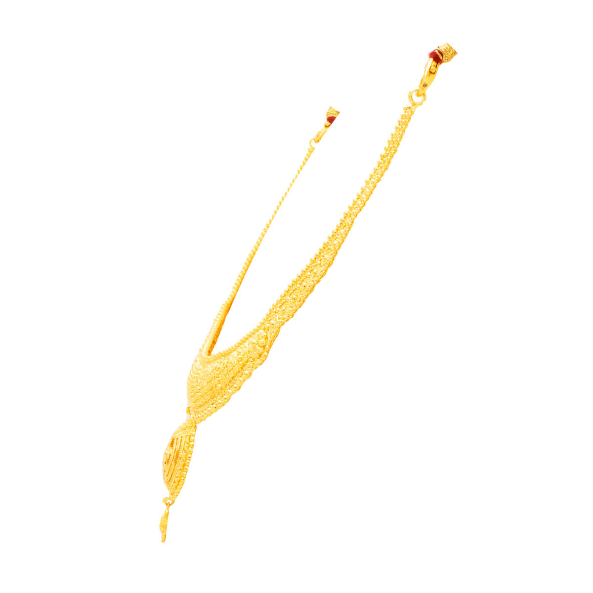 Bridal Shimmer Wedding Gold Necklace