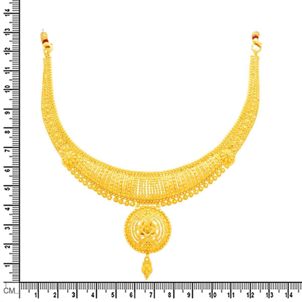 Bridal Shimmer Wedding Gold Necklace
