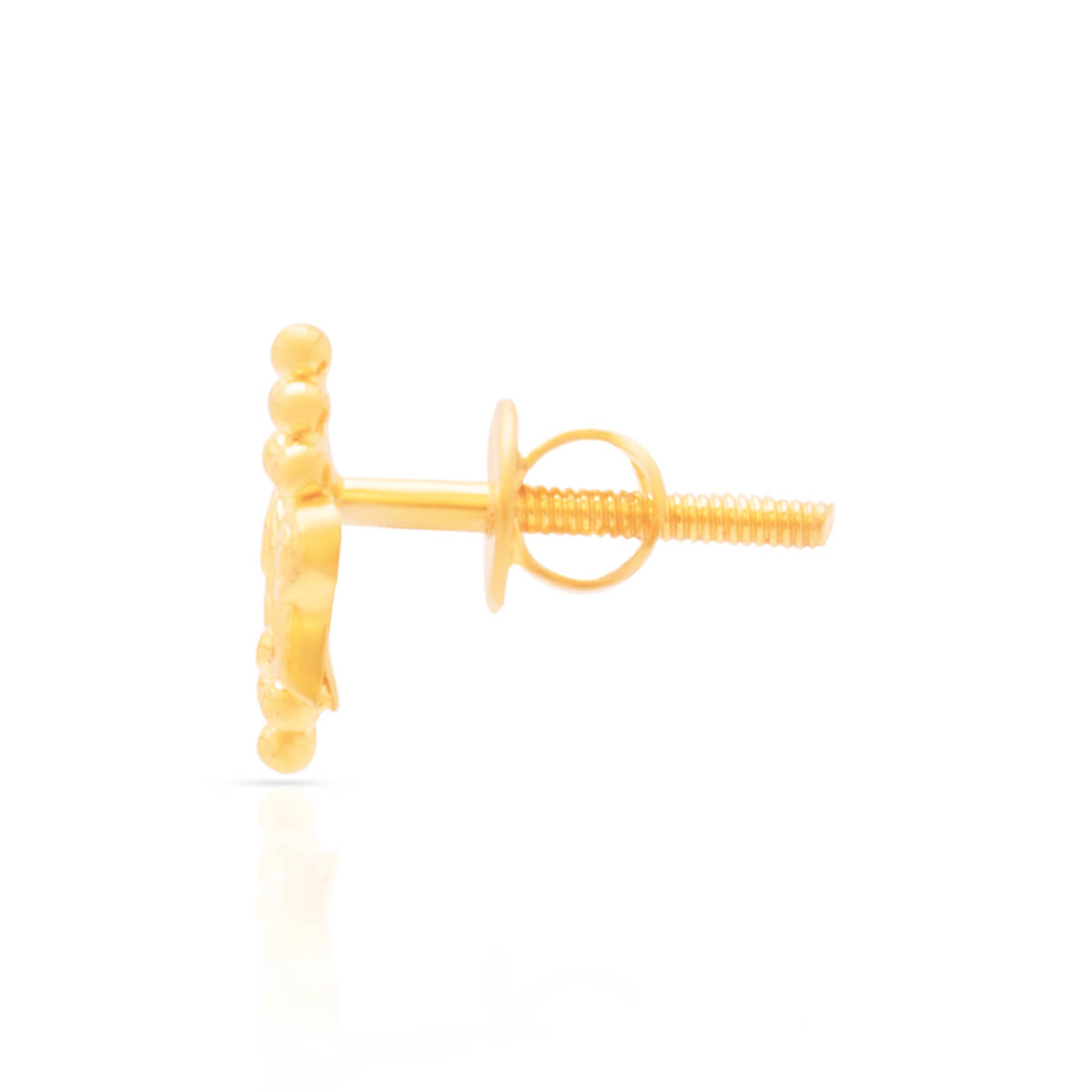Gold Short Necklace And Earrings For Elegant Glow