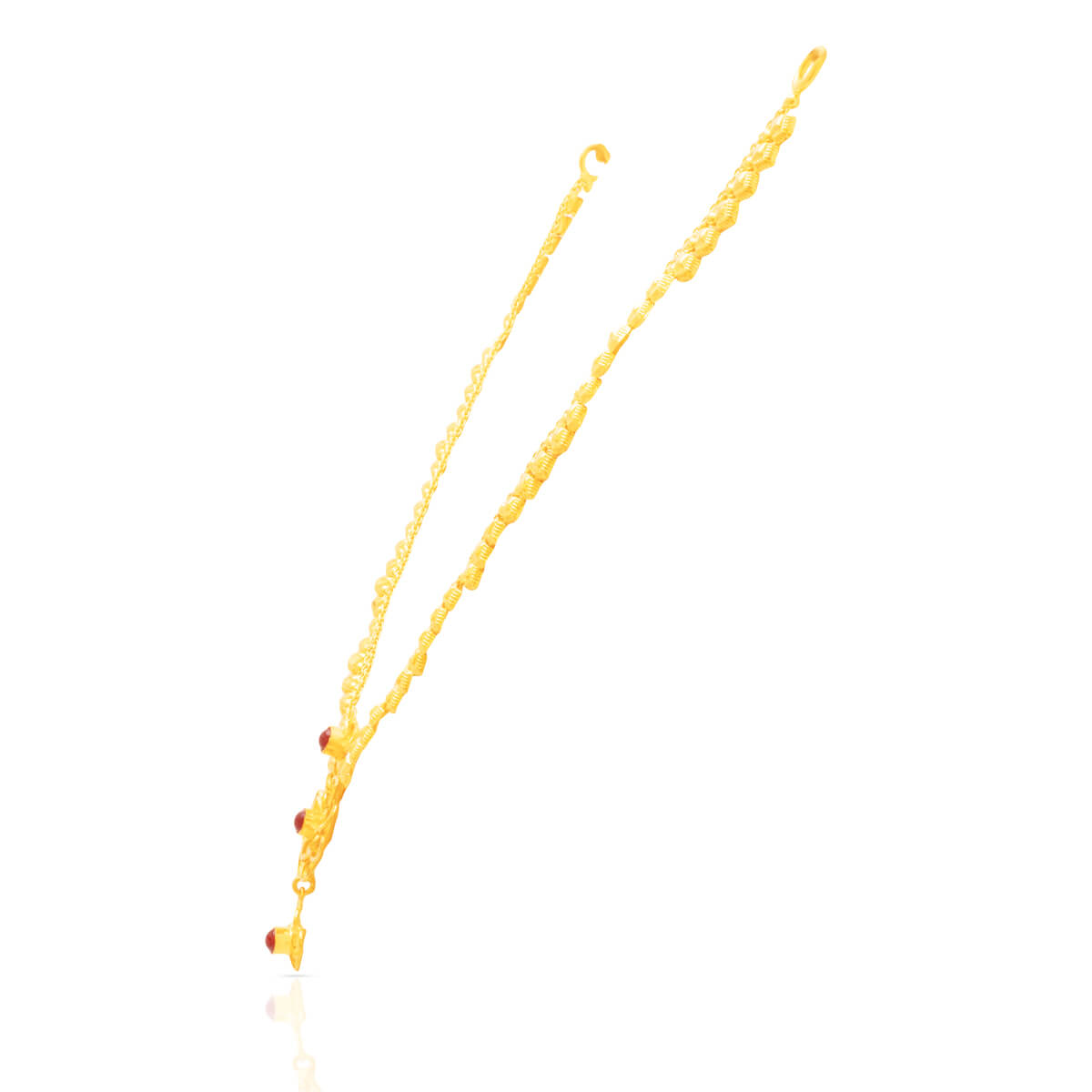 Floral Simplicity Gold Short Necklace
