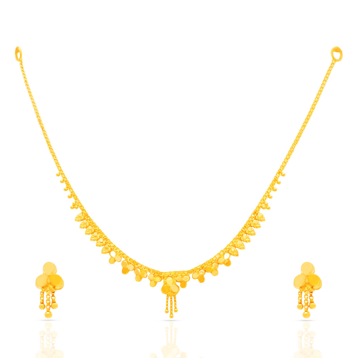 Pure Charming Gold Short Necklace