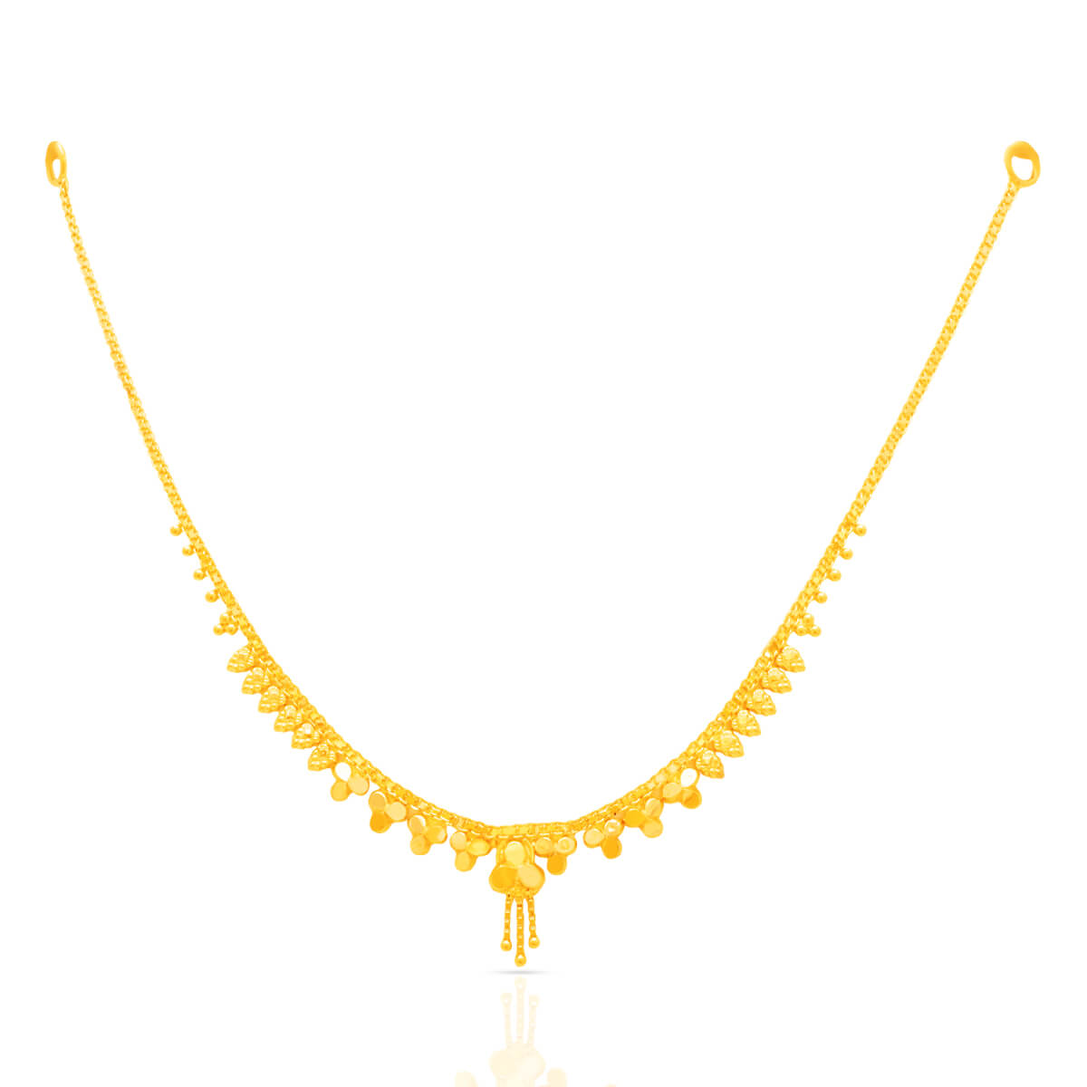 Pure Charming Gold Short Necklace