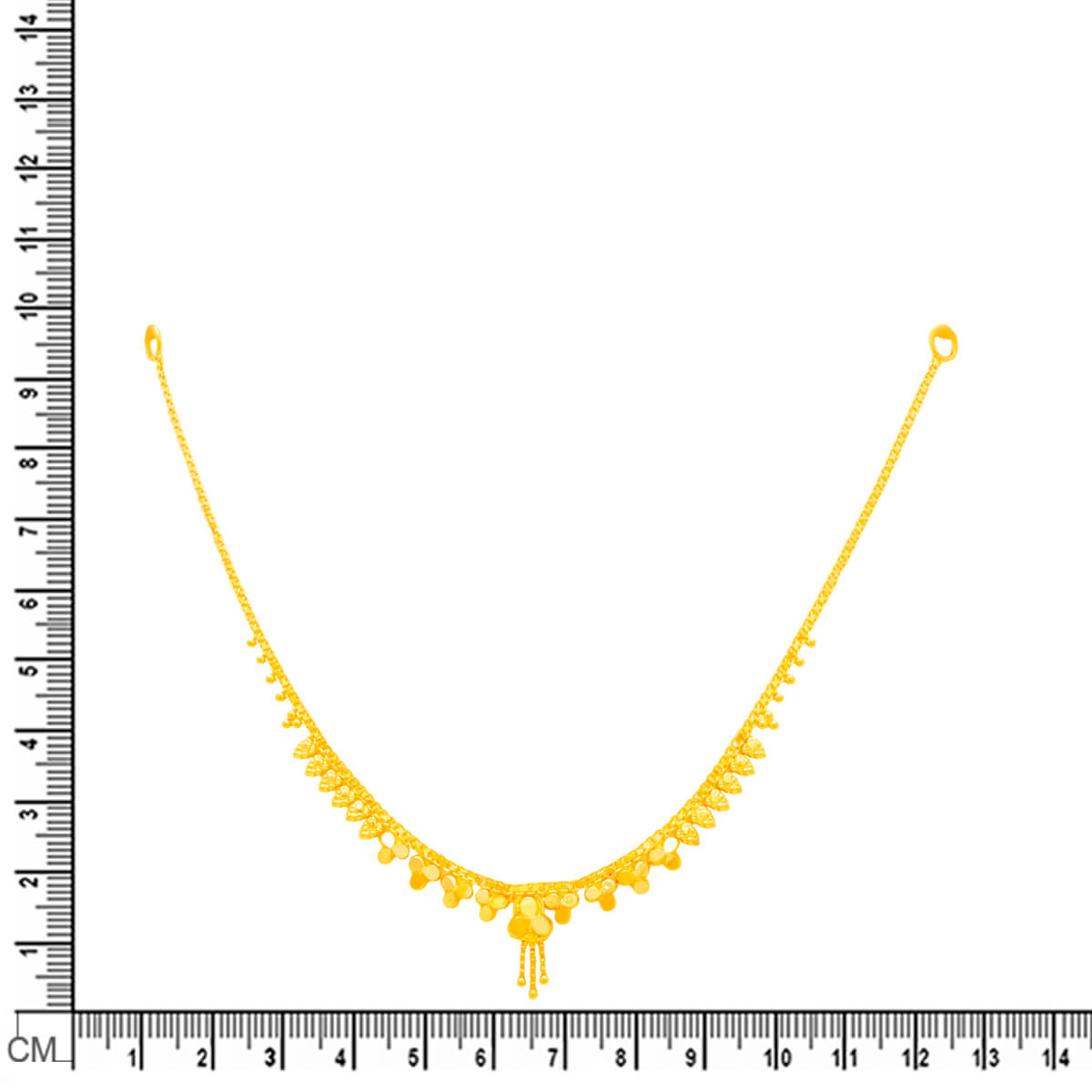 Pure Charming Gold Short Necklace