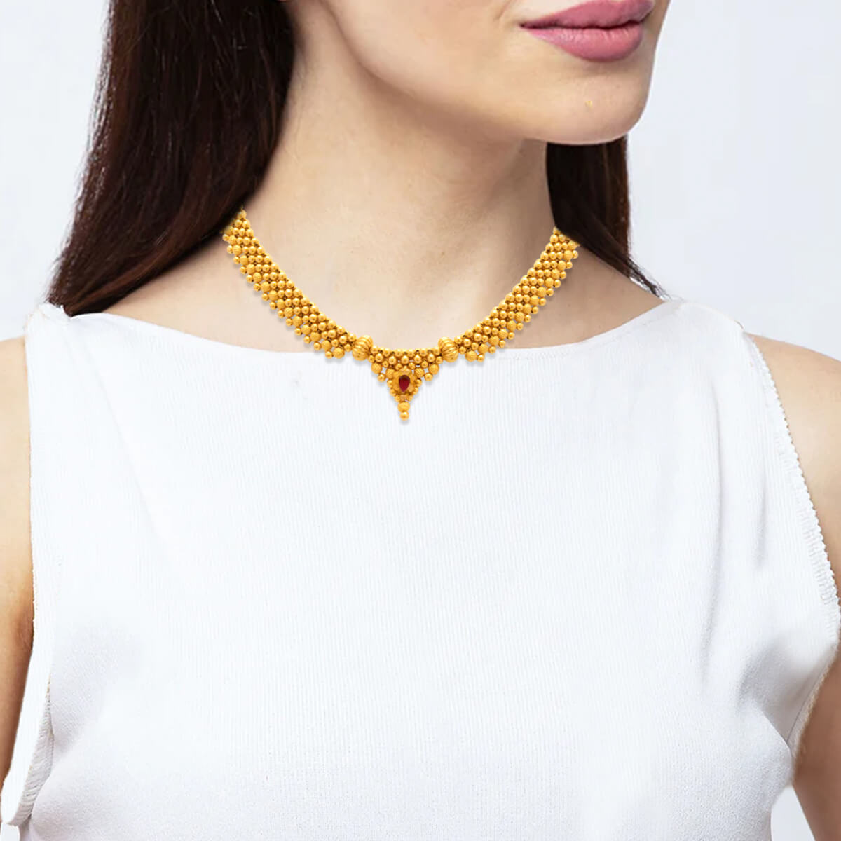 Captivating Glow Gold Thushi