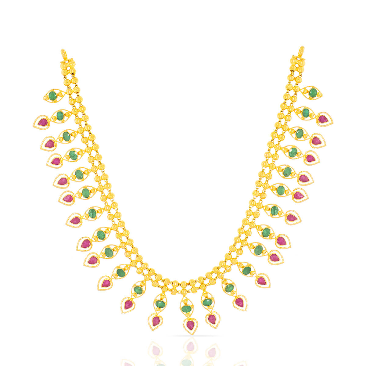 Opulent Grace Gold Short Necklace