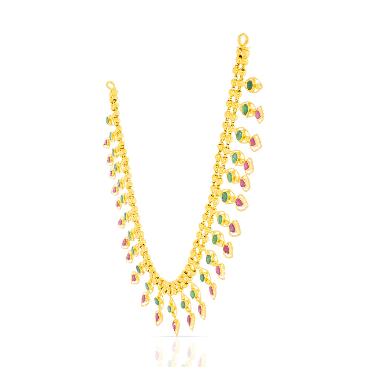Opulent Grace Gold Short Necklace