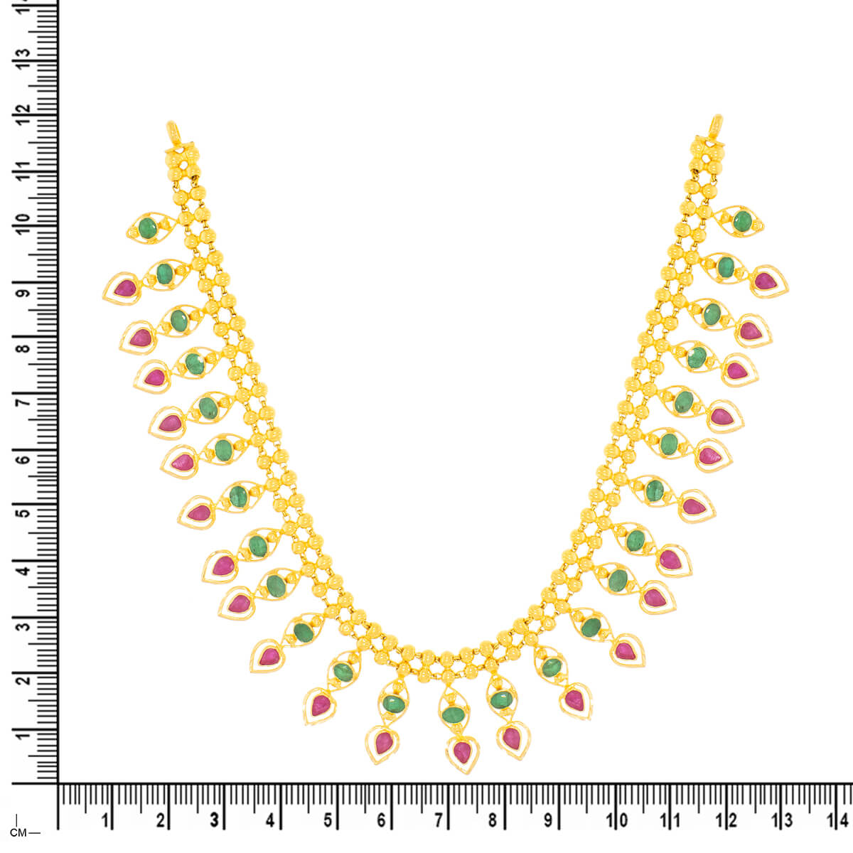 Opulent Grace Gold Short Necklace