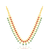 Opulent Glow Gold Short Necklace