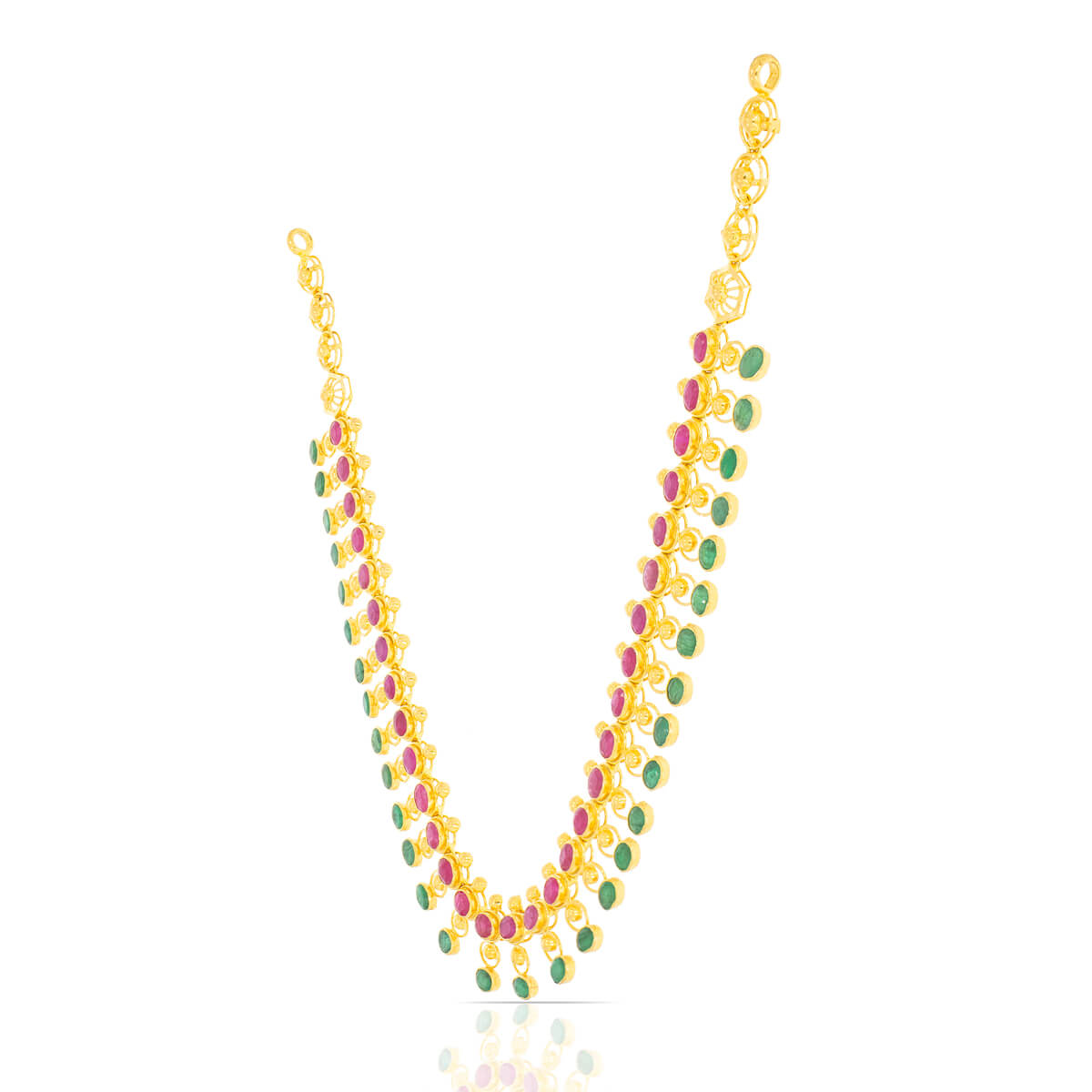 Opulent Glow Gold Short Necklace