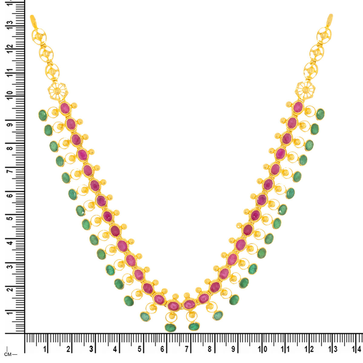 Opulent Glow Gold Short Necklace