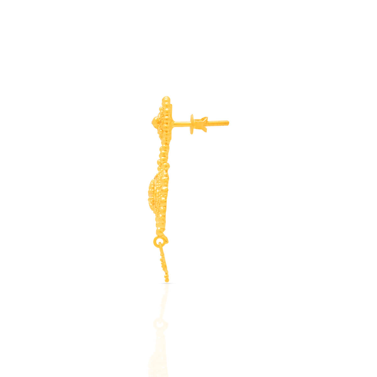 Sophisticated Charm Long Gold Necklace