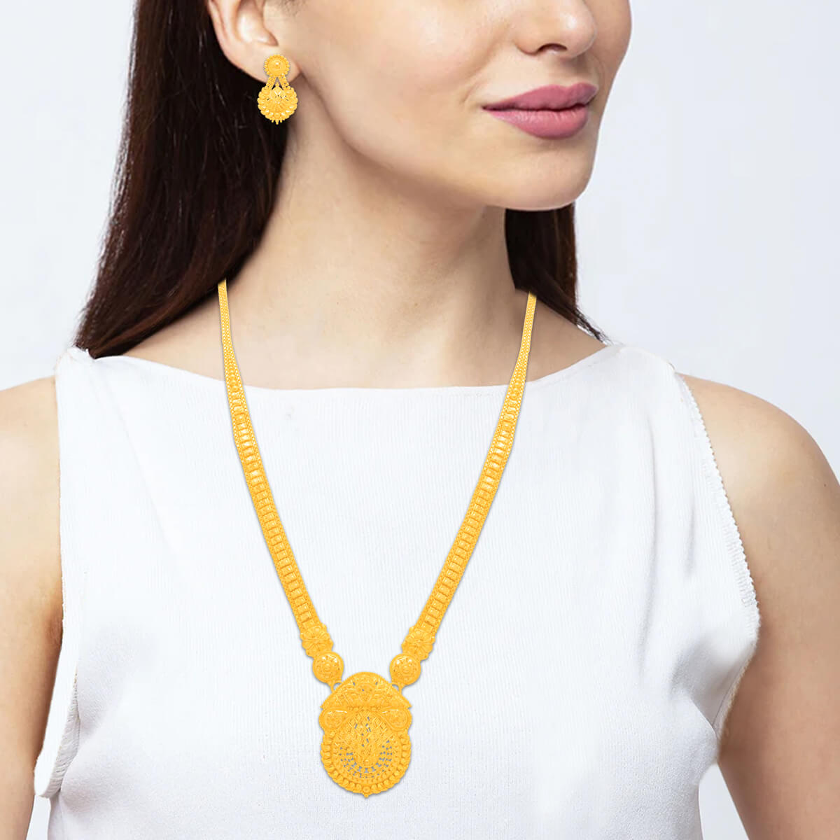 Exclusive Grace Long Gold Necklace_GNKD23017426_GERD23017431