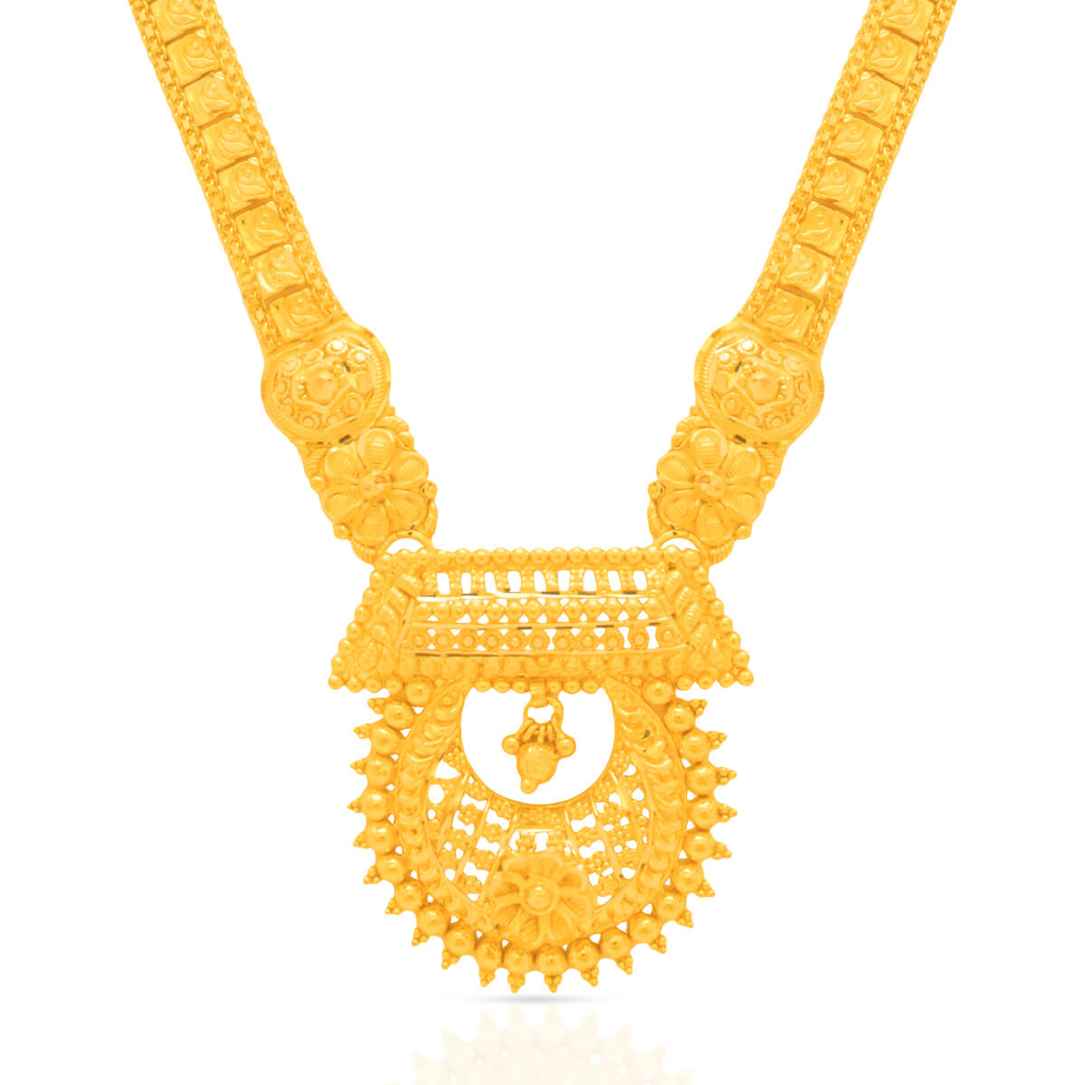 Lustrous Grace Long Gold Necklace