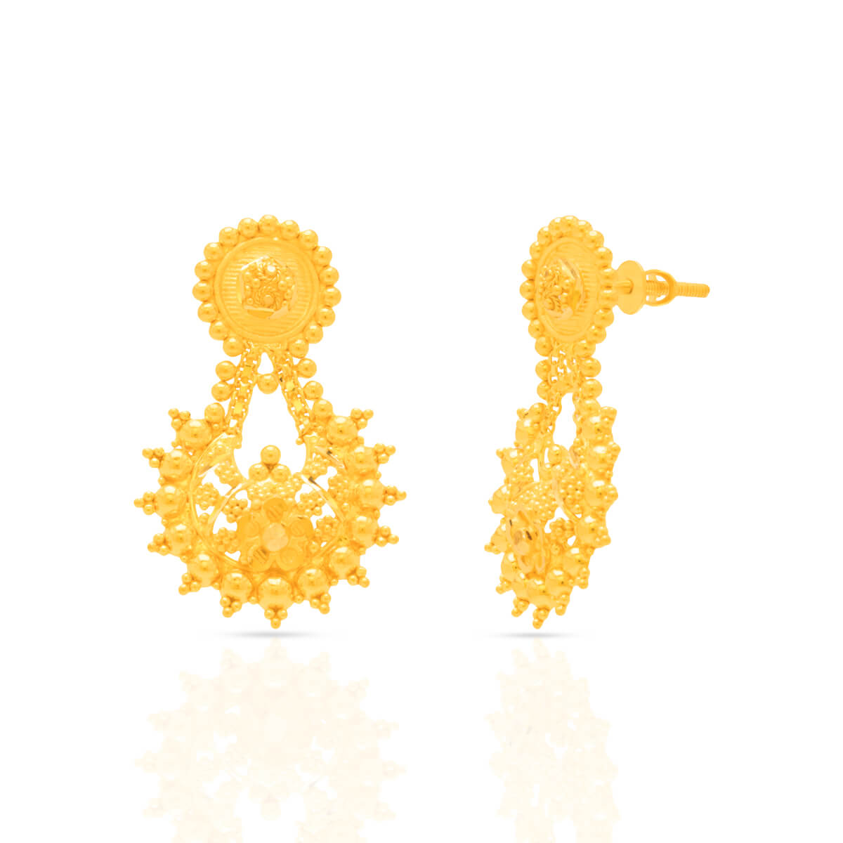 Lustrous Grace Long Gold Necklace