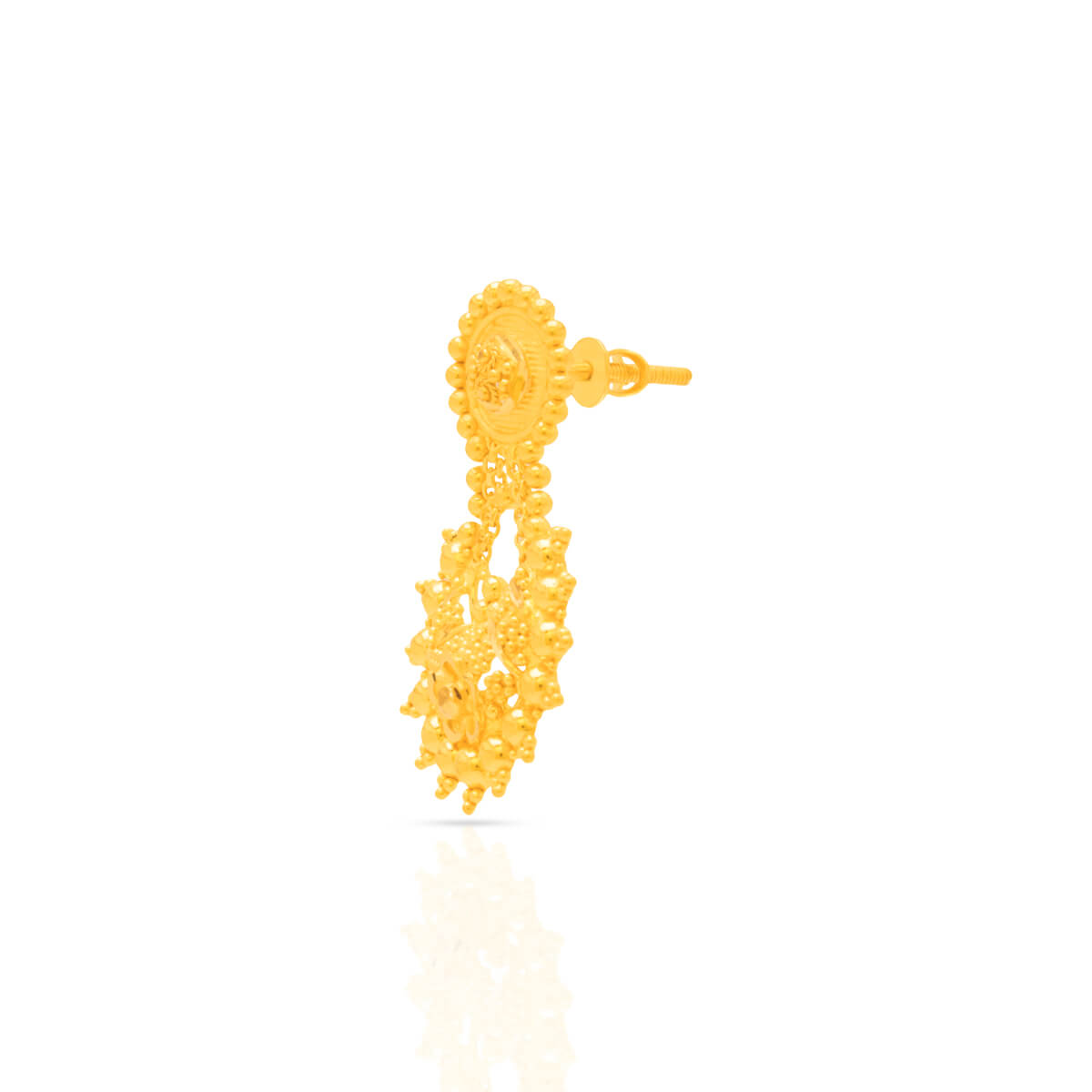 Lustrous Grace Long Gold Necklace