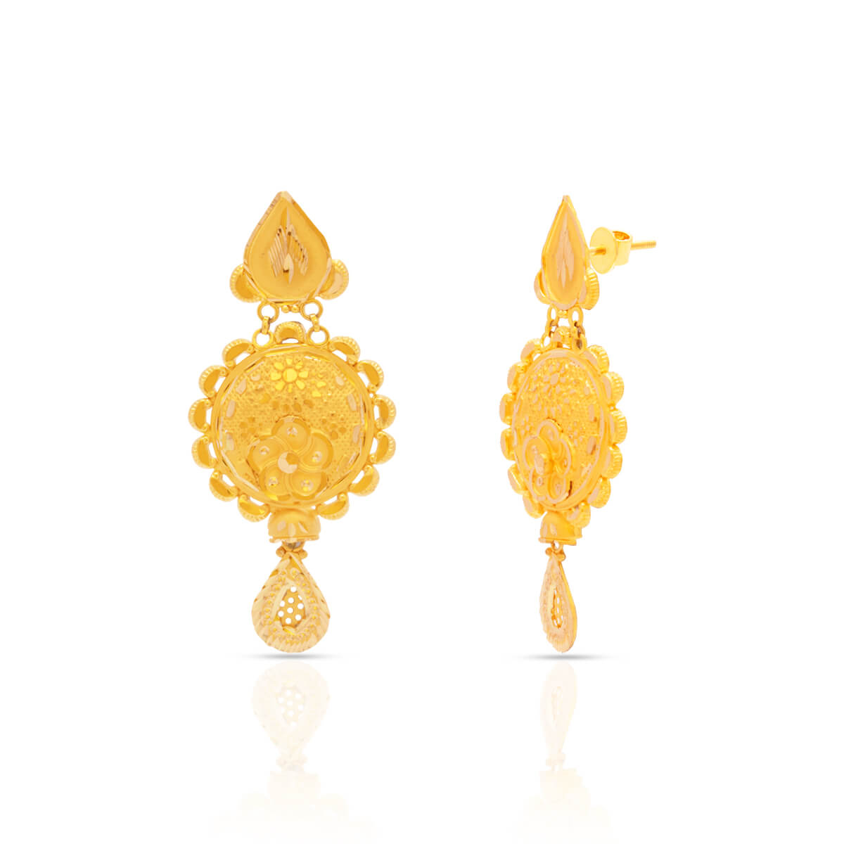 Exclusive Floral Grace Wedding Gold Necklace