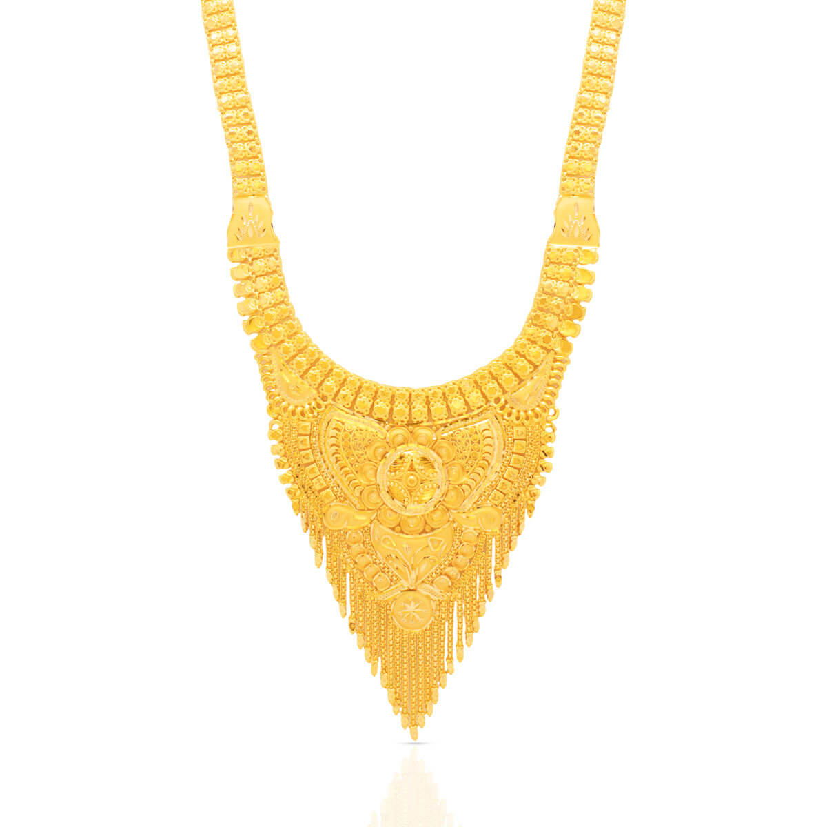 Magnificient Gleam Wedding Gold Necklace