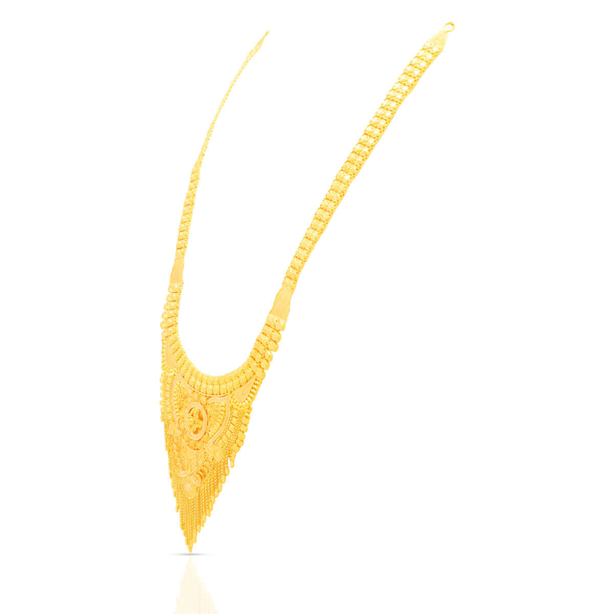 Magnificient Gleam Wedding Gold Necklace