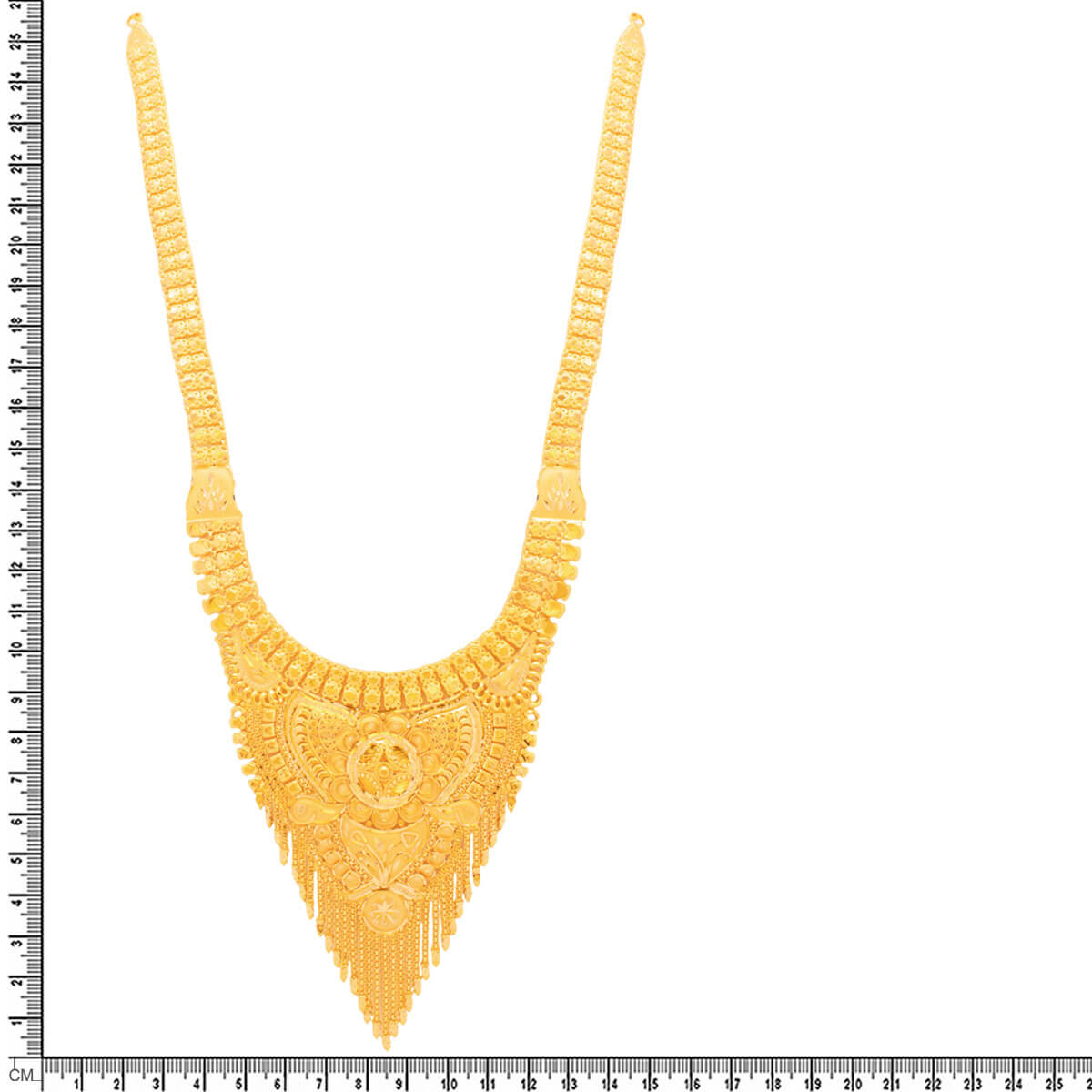 Magnificient Gleam Wedding Gold Necklace