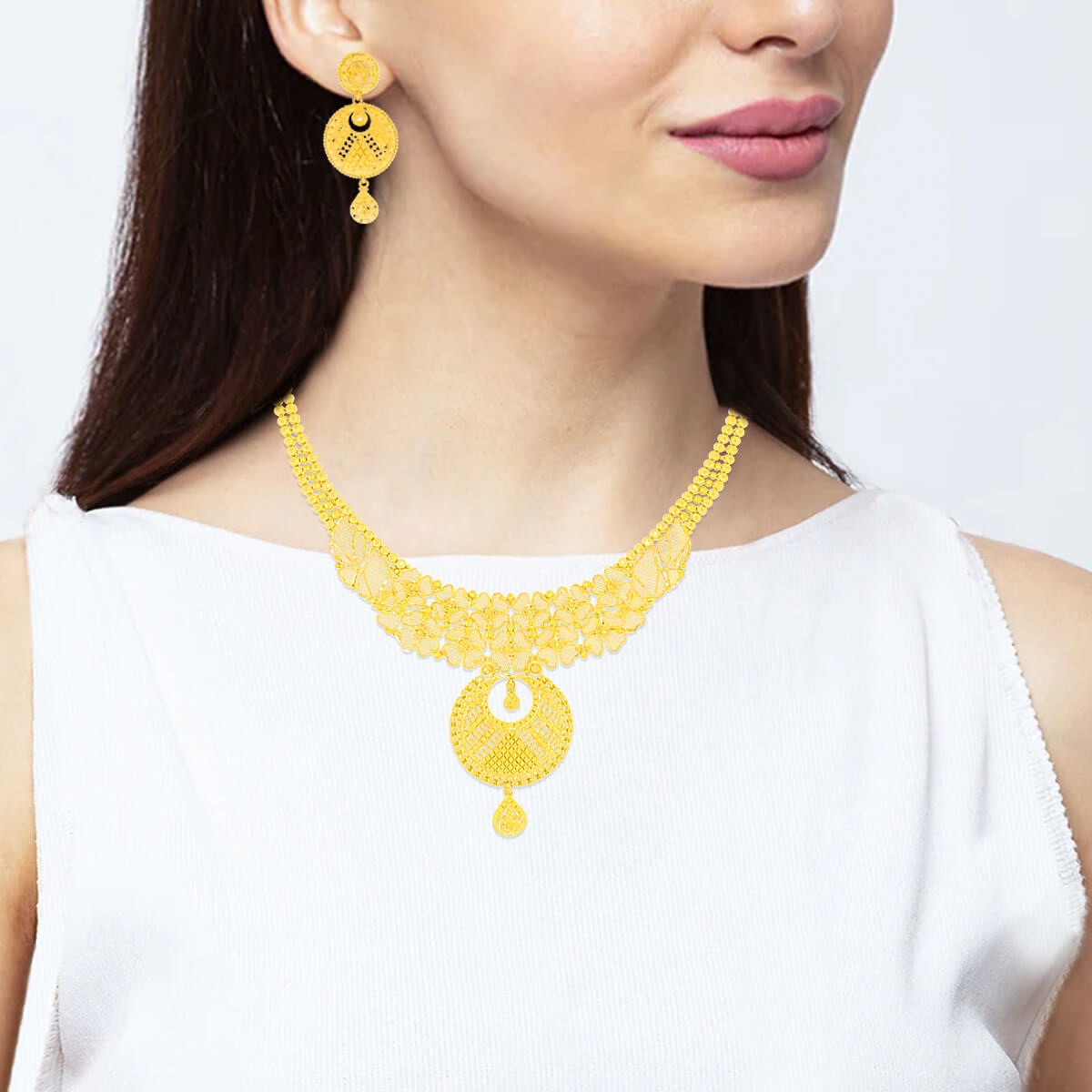Majestic Magic Wedding Gold Necklace