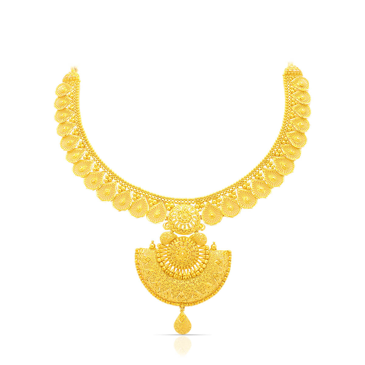 Alluring Marvel Wedding Gold Necklace