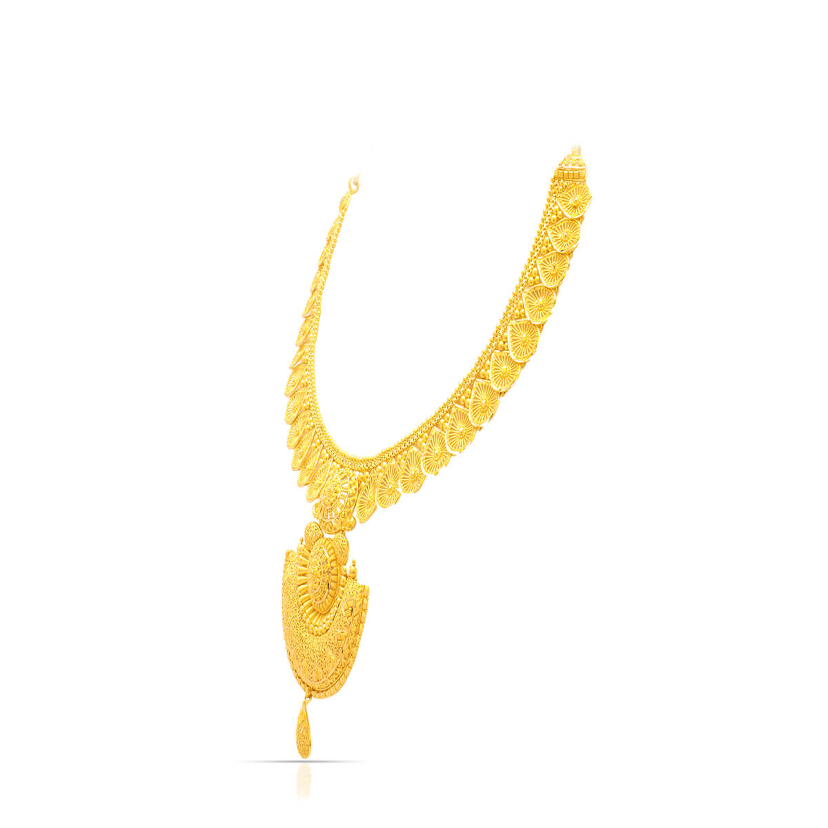Alluring Marvel Wedding Gold Necklace