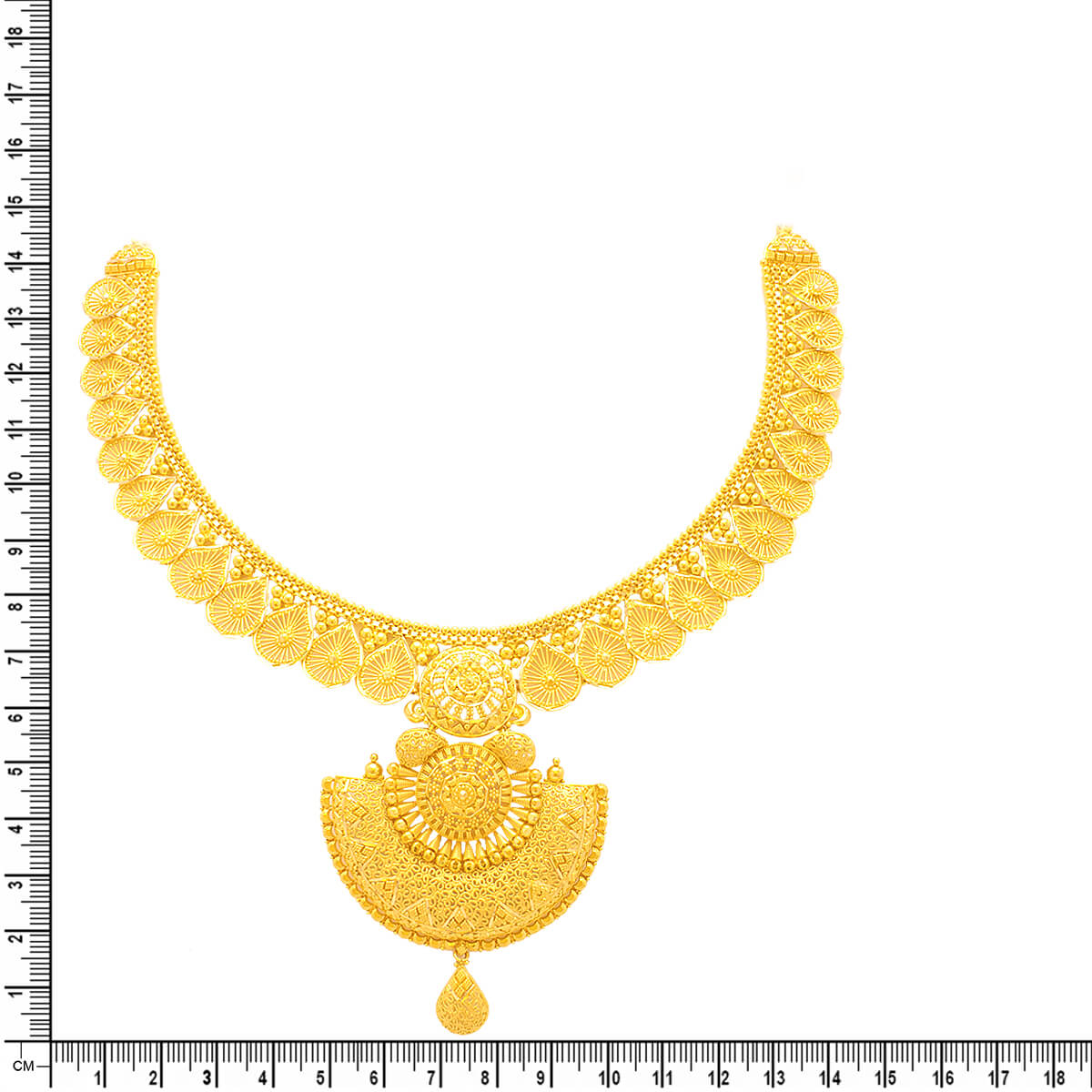 Alluring Marvel Wedding Gold Necklace