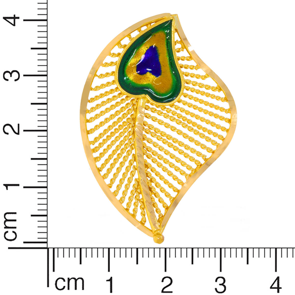 Urban Foliate Gold Short Necklace