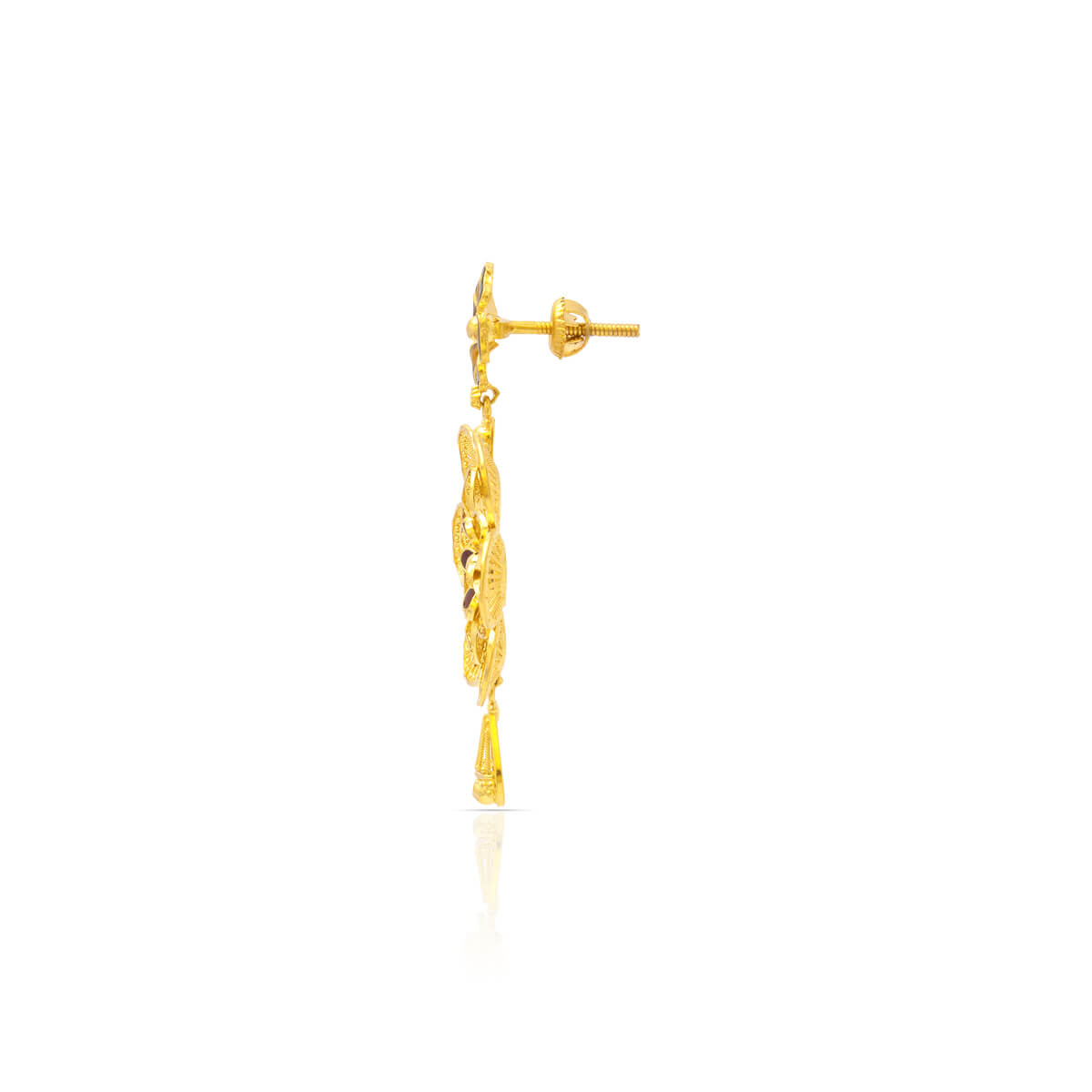 Opulent Blossom Grace Wedding Gold Necklace