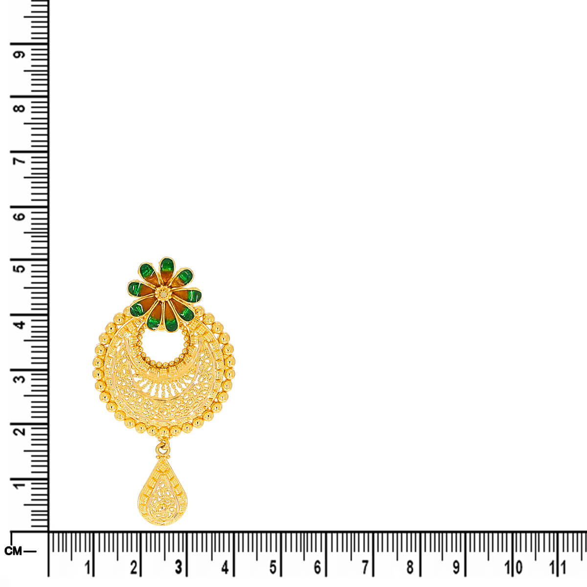 Blossom Majesty Wedding Gold Necklace