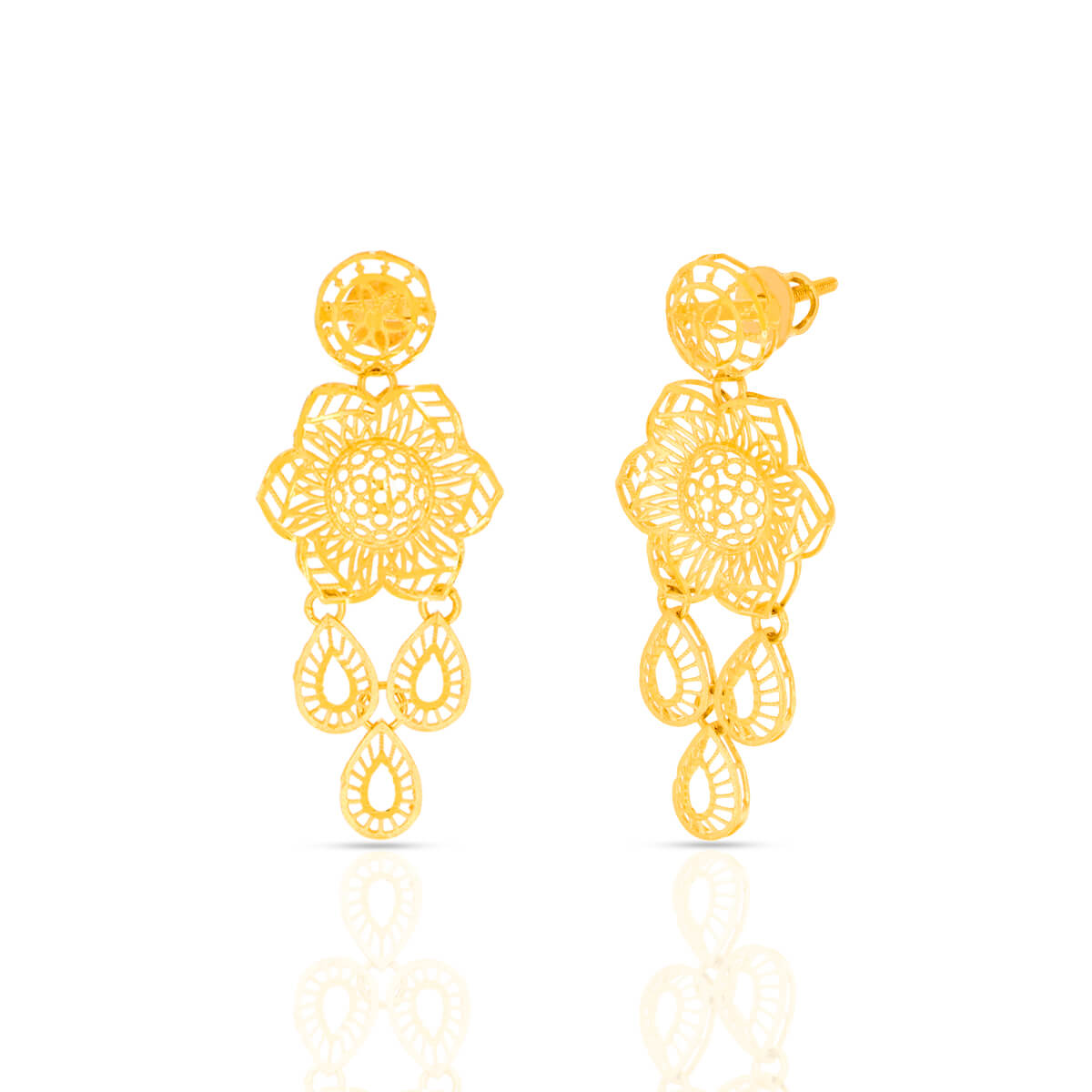 Majestic Glow Long Gold Necklace