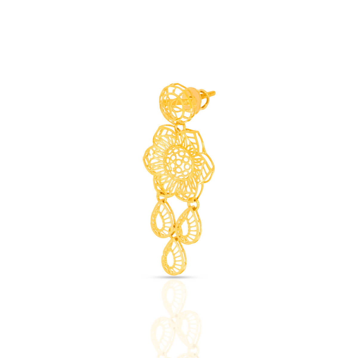 Majestic Glow Long Gold Necklace